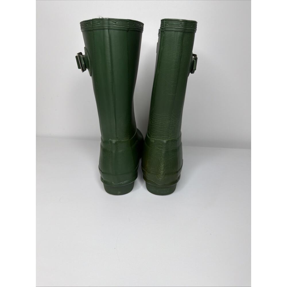 Hunter Original Short Women’s Waterproof Rain Boots Green US 4M/5F EU 35/36 UK 3 - Picture 3 of 14